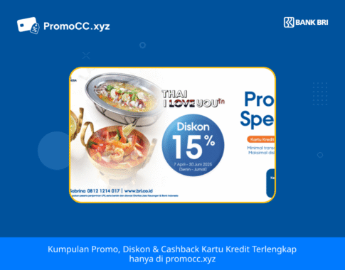 Promo Belanja: Diskon 15% dengan Kartu Kredit BRI