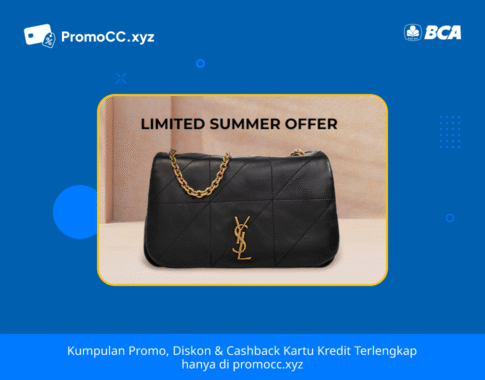 Promo Belanja: Diskon Saint Laurent dengan Kartu Kredit BCA