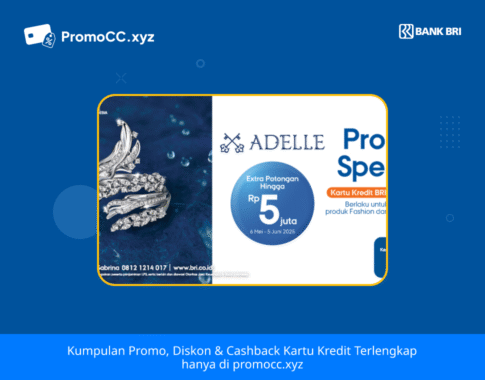Promo Kartu Kredit BRI Belanja: Adelle Jewellery Spesial
