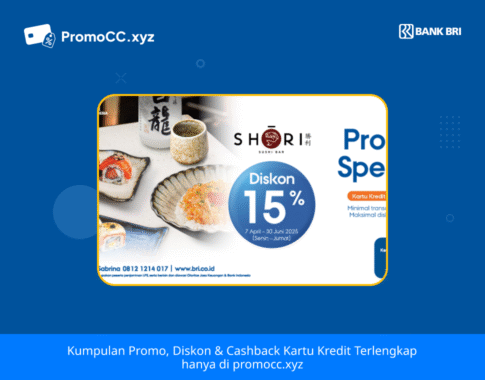 Promo Kartu Kredit BRI Belanja: Diskon 15%