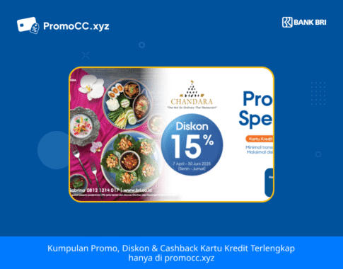 Promo Kartu Kredit BRI Belanja: Diskon Chandara Spesial