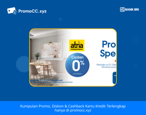 Promo Kartu Kredit BRI Belanja: Spesial di Atria!