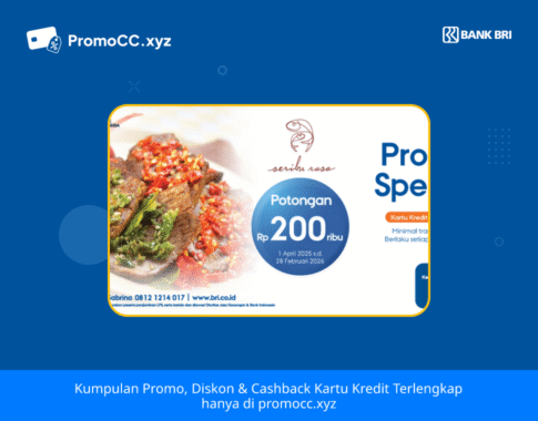 Promo Restoran: Promo Kartu Kredit BRI di Seribu Rasa