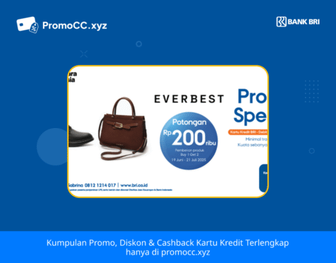 Promo Everbest: Promo Kartu Kredit BRI Belanja