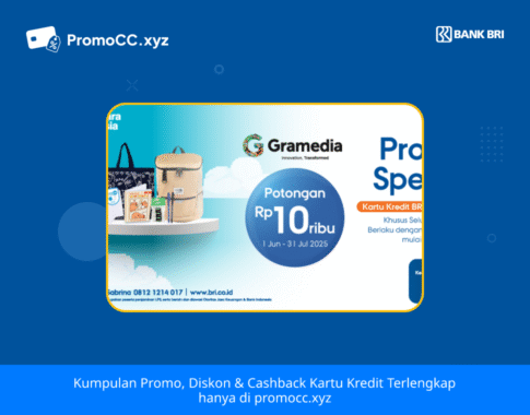 Promo Gramedia: Diskon Buku Tulis dengan Kartu Kredit BRI