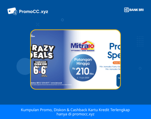 Promo Kartu Kredit BRI Belanja di Mitra 10
