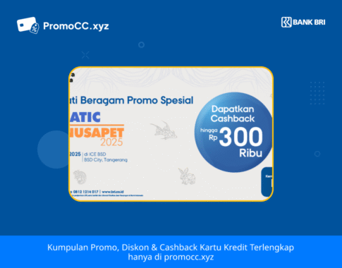 Promo Kartu Kredit BRI Belanja di NUSATIC NUSAPET 2025