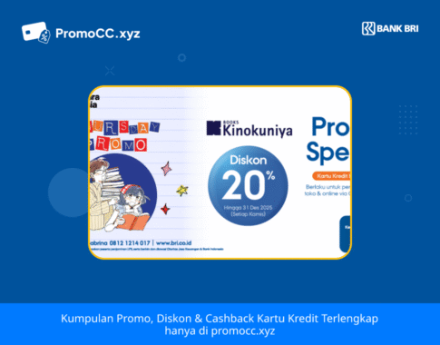 Promo Kartu Kredit BRI Belanja: Diskon 20% di Kinokuniya