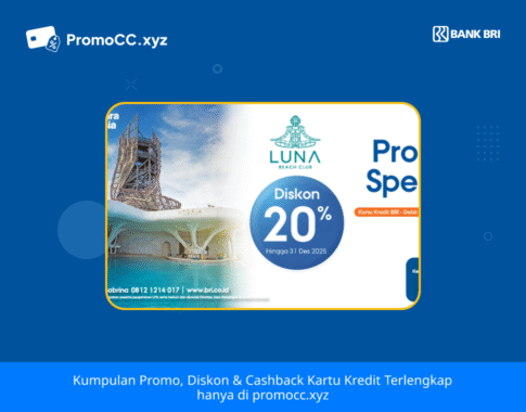 Promo Kartu Kredit BRI Belanja: Diskon Daybed di Luna Beach Club