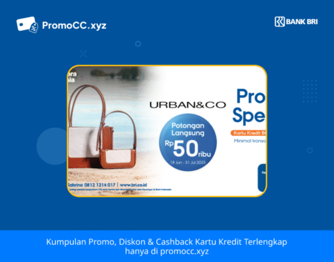 Promo Kartu Kredit BRI Belanja: Diskon Urban & Co