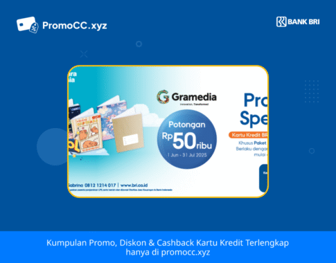Promo Kartu Kredit BRI Belanja: Gramedia Back to School