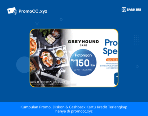 Promo Kartu Kredit BRI: Diskon Greyhound Cafe Kemayoran