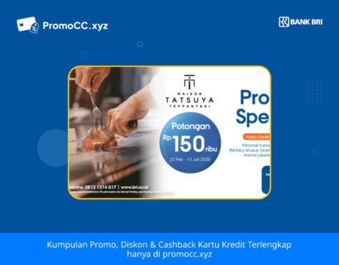 Promo Kartu Kredit BRI: Opening Maison Tatsuya Kemayoran