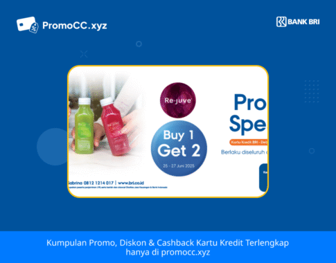 Promo Rejuve: Promo Kartu Kredit BRI Beli 1 Gratis 1