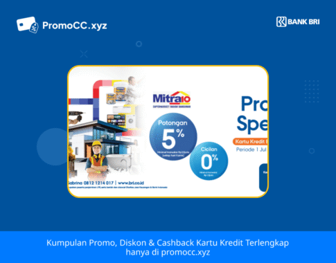 Promo Belanja: Diskon Mitra 10 dengan Kartu Kredit BRI