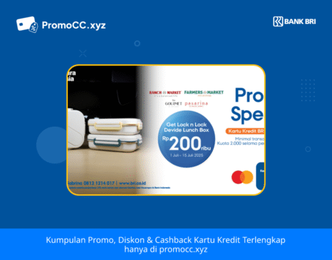 Promo Belanja: Gift Lock n Lock dengan Kartu Kredit BRI