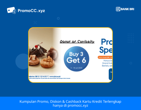 Promo Belanja: Spesial Donut Curiosity dengan Kartu Kredit BRI