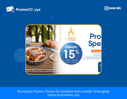 Promo Kartu Kredit BRI Belanja: Diskon di Jitlada