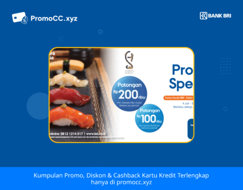 Promo Kartu Kredit BRI Belanja: Diskon Spesial Sushi Hiro