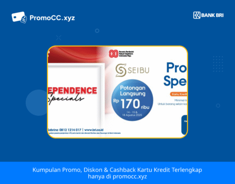 Promo Belanja: Diskon Seibu dengan Kartu Kredit BRI