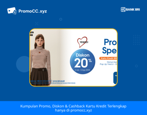 Promo Belanja: Diskon Yescci dengan Kartu Kredit BRI