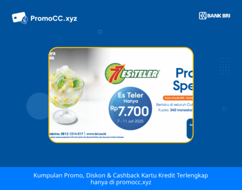Promo Esteler: Promo kartu kredit BRI belanja Es Teler 7.700