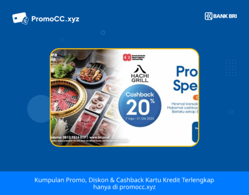 Promo Hachi Grill: Diskon BRI, Cashback QRIS!