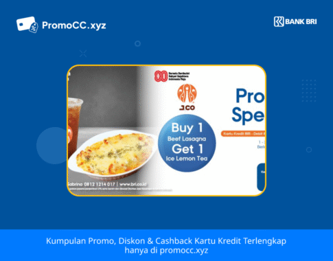 Promo JCO: Promo Kartu Kredit BRI belanja Lasagna & Lemon Tea
