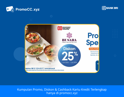 Promo Kartu Kredit BRI Belanja di Busaba PIM