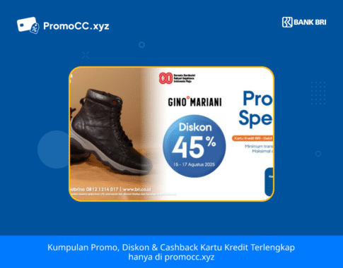 Promo Kartu Kredit BRI Belanja di Gino Mariani