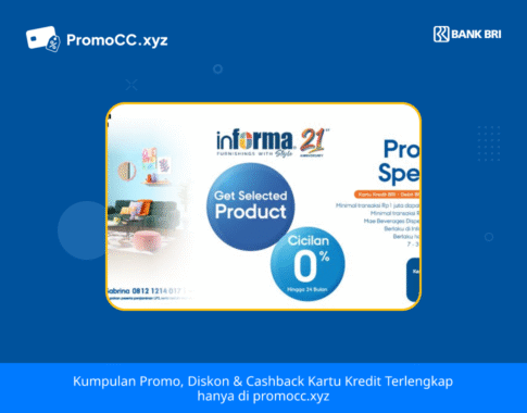 Promo Kartu Kredit BRI Belanja di Informa Neo Soho
