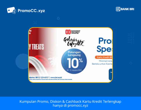 Promo Kartu Kredit BRI Belanja: Diskon Galeries Lafayette