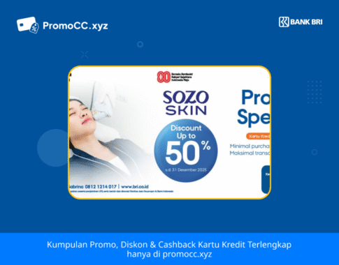 Promo Kartu Kredit BRI Belanja: Diskon Sozo Clinic