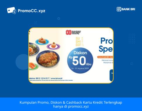 Promo Kartu Kredit BRI Belanja: Diskon Spesial di Sushi Go!