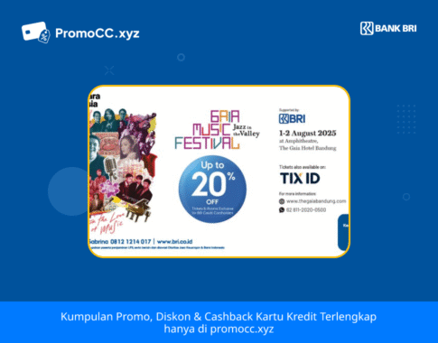 Promo Kartu Kredit BRI Belanja: GAIA Music Festival