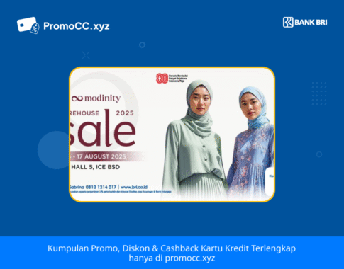 Promo Kartu Kredit BRI Belanja: Modinity Warehouse Sale 2025