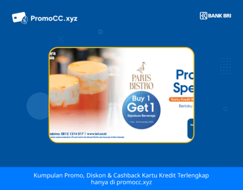 Promo Kartu Kredit BRI Belanja: Paris Bistro Buy 1 Get 1