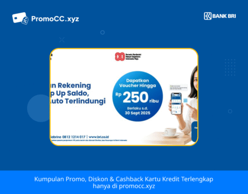 Promo Kartu Kredit BRI Belanja: Top Up Saldo, Raih e-Voucher!