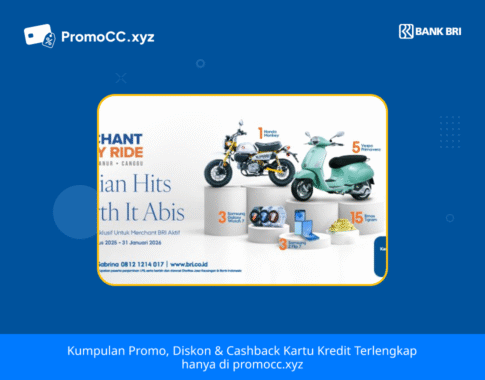 Promo Merchant: Promo Kartu Kredit BRI Belanja Lucky Ride