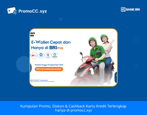 Promo Kartu Kredit BRI Belanja: Cashback Top Up E-wallet