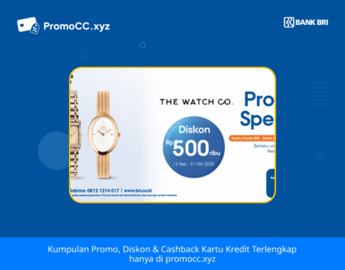 Promo Kartu Kredit BRI Belanja di The Watch Co