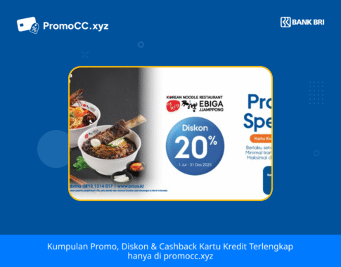 Promo Kartu Kredit BRI Belanja: Diskon 20% di Jakarta