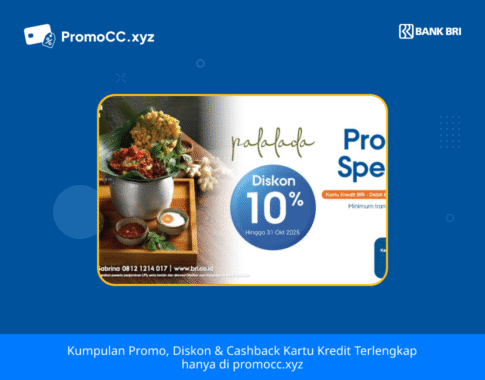 Promo Kartu Kredit BRI Belanja Palalada: Diskon 10%